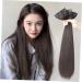 PLAFOPE Piece Long Straight Hair Wig Hair Extensions Clip in Wig Hair Extensions Hair Extensions for Women Artificial Hair Women Hair Extensions Long Straight Hair Extensions False Hair 55X15CM Black - Buy Online on GoSupps.com