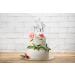 PartyDeco Topper Mr And Mrs for Wedding Cake Silver Colour - Buy Online on GoSupps.com