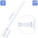 Nuanchu White PVC Replacement Tube Kit - 30 Clear Colon Tubes with Flexible Rounded End for Smooth Insertion - Ideal for Men & Women - FR12 - Buy Online on GoSupps.com
