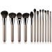 Premium Makeup Brush Set - Includes Loose Powder & Large Foundation Brush | International Shipping Available - Buy Online on GoSupps.com