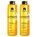 Tree Liss Kit Supreme Profissional 1 LT (2 Steps - Shampoo + Treatment) Capilar Keratin Formaldehyde Straightening Alisado white