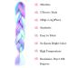 LDMY 24 Jumbo Braids Hair Extensions - Multi-Color Kanekalon Synthetic Hair for Women - 6PCs Pack in Pink Purple Blue Green - 100g/PC - Buy Online on GoSupps.com