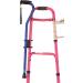 NOVA Cane Holder for Rollator and Folding Walker, Walking Cane Attachment for Walker, Snap-On Design