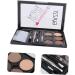 NOLITOY 8 Sets Eyebrow Powder Set Flash Suit Multifunctional Cosmetic Accessory Eyebrow Stickers Brush - Buy Online on GoSupps.com