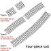 U-shaped Hair Finishing Fixer Comb Pins Durable Material All-weather Retention Perfect Design Different Hairstyles for Women (black.) - Buy Online on GoSupps.com