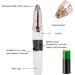 Eyebrow epilator Painless hair removal Facial epilator with LED light Small and portable cuts nose and ear hair for Removing hair from small body parts(white) - Buy Online on GoSupps.com
