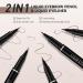 Buy Waterproof Ultra-Fine Tip Liquid Eyebrow Pencil - Smudge-Proof & Quick Drying | #01 Grayish Brown - International Shipping Available - Buy Online on GoSupps.com
