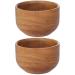 Frcolor 2st shaving foam shell Razor shave shaving soap bowl shaving soap and bowl of shaving brushes and bowl of shaving soap in the bowl face bowl set bamboo travel 9.3x9.3x6cmx2pcs light brownx2st