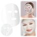 300 Sheets Facial Plastic Mask Disposable Facial Sheet Mask Transparent Face Mask Sheets for Skin Care DIY Spa Mask Moisture Retention