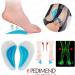 Pedimend Orthopaedic Arch Supports - 3 Pairs for Fallen Arches & Flat Feet | Silica Gel Foot Pads for Over Pronation | Orthotic Morton Neuroma Insoles - Buy Online on GoSupps.com