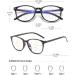 Koosufa Multifocus Reading Glasses - Anti-Blue Light Retro Design for Men & Women | Vision Aid in 1.0 to 4.0 Magnification - Buy Online on GoSupps.com
