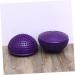 FOMIYES Durian Ball Lacrosse Ball Leg Roller - Lightweight PVC Yoga Massage Tool Purple - 16x16x8cm - Buy Online on GoSupps.com
