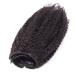 Elailite Afro Hair Clip-In Extensions - Remy Kinky Curly 20cm - 8 Set Double Tresse Natural Black #1B - 95g Whole Head Solution - Buy Online on GoSupps.com