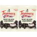 2 x Taveners Soft Black Liquorice 65g - Classic British Confectionery Treat