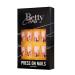 BettyCora Short Square Fake Nails Set with Glue - Flowers D10 Design - Buy Online on GoSupps.com