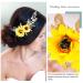 Barogirl Sunflower Wedding Hair Vine Headpiece - Gold Flower Headband for Women and Girls - Buy Online on GoSupps.com