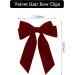 1Pcs Velvet Hair Bows Clips Red Ribbon Clips Cute Barrettes Accessories for Women Girls Big Bowknot Hair Clips for Party Birthday Holiday Graduation - Buy Online on GoSupps.com