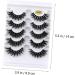 minkissy 5 Pairs Fake Eyelashes Black Trim Decked Cosmetic Lash Decors Natural Eyelashes Party Eyelashes Reusable Black Eyelashes 3d Extend Imitation European and American Miss - Buy Online on GoSupps.com