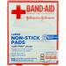 BAND-AID First Aid Non-Stick Pads Large 3 in x 4 in 10 ea (Pack of 2) 10 Count (Pack of 2)