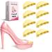 Shoe Filler for Too Big Shoes Fits Women Men Shoes Shoe Inserts to Make Shoes Smaller and Fit Tighter Toe Inserts for Loose Shoes Size Reducer (Beige One Size) Beige One Size