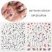 Hot DIY Manicure Nail Art Decoration Summer Blossom Flowers Leaves Nail Sticker 3D Decals Rose Branch Designs(DP-135) (DP) - Buy Online on GoSupps.com