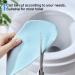 4 Pack Bathroom Toilet Seat Cover Pads - Portable, Washable & Reusable Cushion for Warmer Toilet Seats | FACOYONG - Buy Online on GoSupps.com