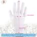 2 Pairs Moisturizing Gloves - 100% Cotton for Overnight Bedtime, Premium Quality Eczema Relief and Spa Therapy for Dry, Sensitive Skin - Buy Online on GoSupps.com