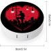 Heart of A Lineman Contact Lens Case | Portable Cute Eye Lens Box with Mirror | Travel Kit for Eyes - Buy Online on GoSupps.com