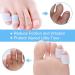 Sumiwish 10x Toe Protectors - Silicone Toe Caps for Men & Women - Pain Relief & Protection for Smaller Toes - White - Buy Online on GoSupps.com