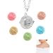 Tree of Life Aroma Diffuser Necklace - Silver-Plated Aromatherapy Pendant with Lava Stones | Perfect Gift for Mother Mother-in-Law Girlfriend - Buy Online on GoSupps.com