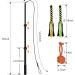 Zttark Dog Flirt Pole Interactive Toy for Chase and Exercise - Durable Teaser Wand for Small, Medium, Large Dogs - Buy Online on GoSupps.com
