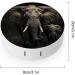 Buy Elephant Black Print Contact Lens Case | Travel Care Box for Lenses - Buy Online on GoSupps.com