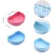 HIXNUG 4 Pieces Hamster Semicircle Feeder Two Color Hanging Food Water Container Portable Feeding Cage Cups Plastic Food Bowl with Hook for Hamsters Rabbit Birds Pet - Buy Online on GoSupps.com