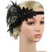 Peacock Headband Vintage 1920S Flapper Headband Headpiece Hairband Headdress Hair Accessory for Women - Buy Online on GoSupps.com