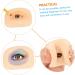 VINTORKY Practical Eye Skin 1 Set Makeup Practice Skin Eyeshadow Eye Makeup Training Skin Thick Eye Makeup Board Portable Mold - Buy Online on GoSupps.com