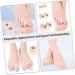 INOOMP 2 Pairs Men's Toe Splitter Tools: Thumb Splint, Bunion Toe Separators, Valgus Correction, Spacer - Breathable Sebs Nylon - 3.6x3.5cm - Buy Online on GoSupps.com