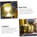 Buy FRCOLOR Foam Dishwasher Shaving Cup for Men - Stainless Steel Shaving Bowls & Cream Cups - Perfect Beard Shaving Tools - 9x9x4.9CM Golden - Buy Online on GoSupps.com