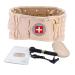 Lumbar Support Waist Massager Physio Decompression Back Brace Air Traction Brace Back Belt Beige