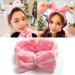 Androxeda Spa Headband Set - 3 Bowknot Hair Bands for Makeup & Facial Care | Elastic Hair Bands for Beauty Yoga & Spa - Women's Accessories - Buy Online on GoSupps.com