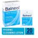 Balneol Hygienic Cleansing Lotion, Gentle Intimate Cleansing Lotion for Sensitive Skin and Pelvic Region, 20 Count (Pack of 2)