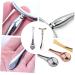 Double-End Facial Mask Spoon Set - Portable Beauty Scoop & Eye Cream Applicator | 9.6x3.5cm Silver - Buy Online on GoSupps.com