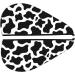 Buy Cow Print Microfiber Hair Towel | Soft Absorbent Quick Dry Wrap for Long Curly Hair - Buy Online on GoSupps.com
