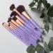 Nicole Miller 10 Piece Makeup Brush Set | Premium Foundation & Eye Brushes | Perfect Gift (Purple - Buy Online on GoSupps.com