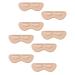 FRCOLOR 1 Set 4 Pairs Anti-wear Back Stickers Comfort Heel Pads Women Insoles for Shoes Heel Cushion Inserts for Women Heel Grips Liner Half Size Stickers High Elastic Sponge Soft