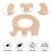AMASAWA 6-Piece Baby Teething Toy Set | Sensory Rings - Cute Animal Designs: Bird Fish Elephant Squirrel | Perfect for Infant Development - Buy Online on GoSupps.com