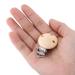 10pcs Cute Round Wooden Baby Pacifier Clips - Infant Nipple Clasps with 3 Holes for Safe Teething - Buy Online on GoSupps.com