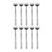 Hushui 10 pieces of portable pull-out back scratches mini-foldable telescopic back scratch tool with pocket clip for itching relief