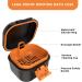 Argomax Leak-Proof Prosthesis Box | Sustainable Denture Storage Solution with Sieve | Black & Orange Denture Box for Braces - Buy Online on GoSupps.com