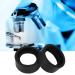 Rubber Eyepiece Guard for 32-36mm Stereo Microscope - 36mm Inner Diameter Eyeshields, Black (KP-H2 Flat Angle) - Buy Online on GoSupps.com
