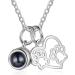 Personalized Albert Band Projection Photo Keychain - Custom Pet Paw Print Gifts for Women Girls and Couples - Buy Online on GoSupps.com